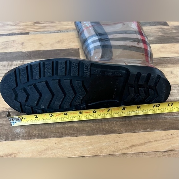 Burberry Nova Check Rain Boots Size 40 - Picture 11 of 11